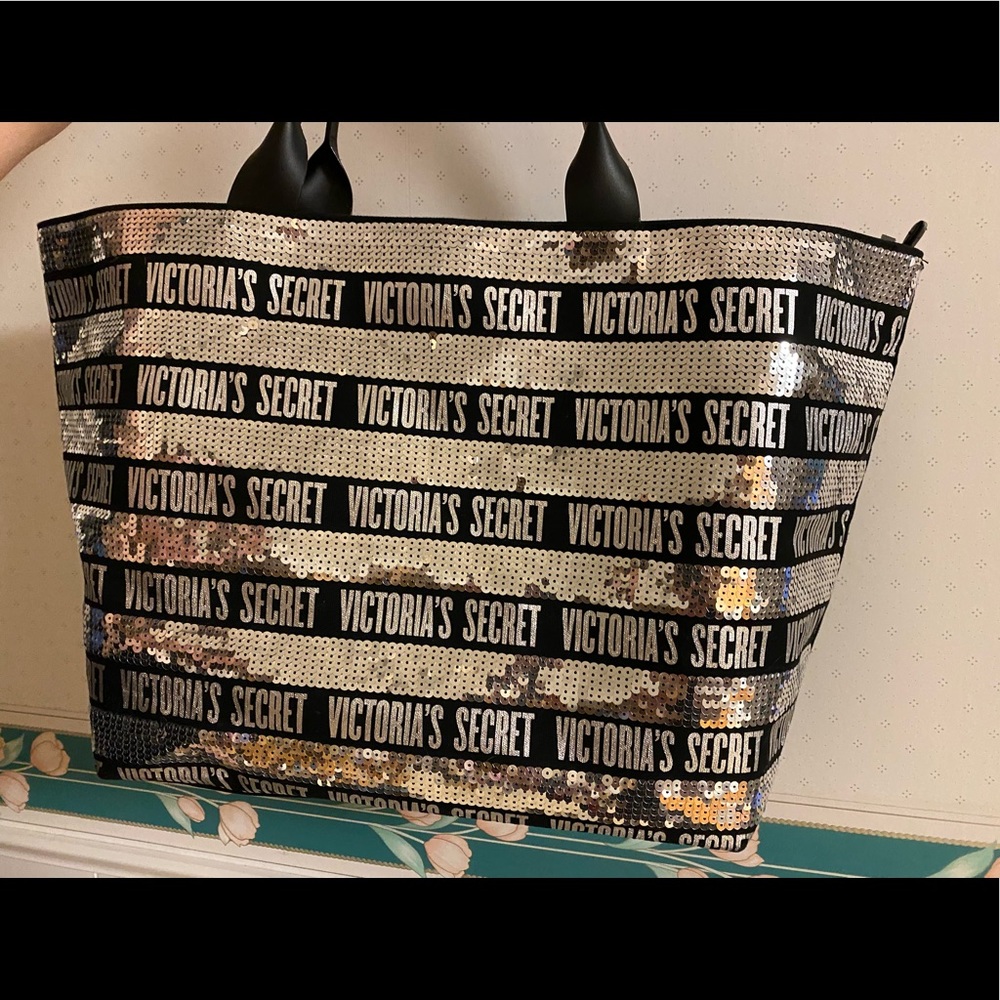Victoria’s Secret sequin tote